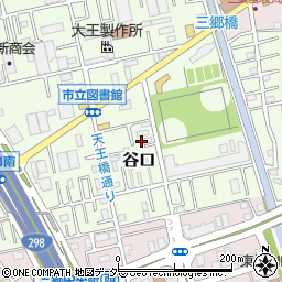 埼玉県三郷市谷口533周辺の地図
