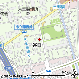 埼玉県三郷市谷口648周辺の地図