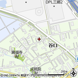 埼玉県三郷市谷口88周辺の地図