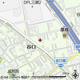 埼玉県三郷市谷口247周辺の地図