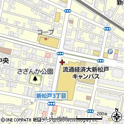 銀座コージーコーナー　ダイエー新松戸店周辺の地図