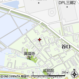 埼玉県三郷市谷口245周辺の地図