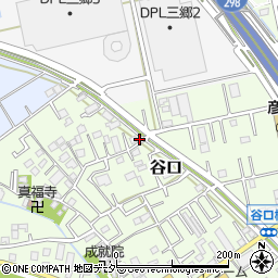 埼玉県三郷市谷口87周辺の地図