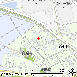 埼玉県三郷市谷口242周辺の地図