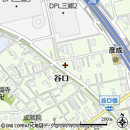 埼玉県三郷市谷口240周辺の地図