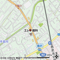 埼玉県入間市下藤沢631周辺の地図