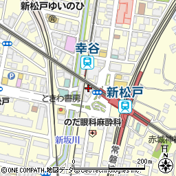 安安 新松戸店 七輪焼肉周辺の地図