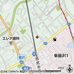 埼玉県入間市下藤沢565周辺の地図