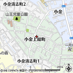 千葉県松戸市小金上総町周辺の地図