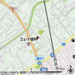 埼玉県入間市下藤沢579周辺の地図