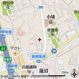 埼玉県川口市東本郷1152-12周辺の地図