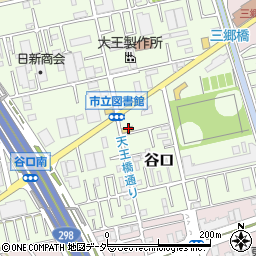 セブンイレブン三郷谷口店周辺の地図