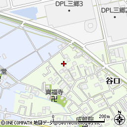 埼玉県三郷市谷口79周辺の地図