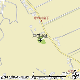 戸田神社周辺の地図