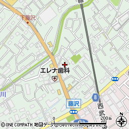 埼玉県入間市下藤沢578周辺の地図