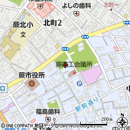 埼玉県蕨市中央5丁目1周辺の地図