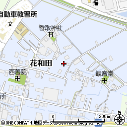 埼玉県三郷市花和田349周辺の地図