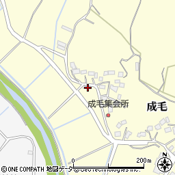 千葉県成田市成毛404周辺の地図