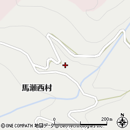 岐阜県下呂市馬瀬西村157周辺の地図