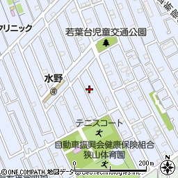埼玉県狭山市水野584周辺の地図