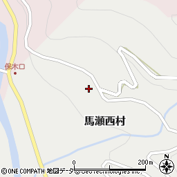 岐阜県下呂市馬瀬西村210周辺の地図
