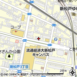 株式会社ミニテック新松戸店周辺の地図