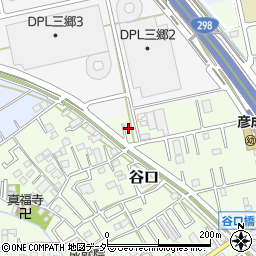 埼玉県三郷市谷口258周辺の地図