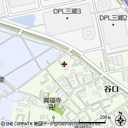 埼玉県三郷市谷口80周辺の地図