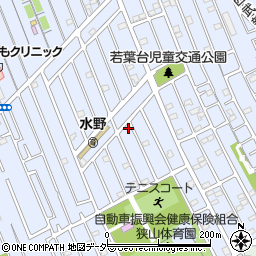 埼玉県狭山市水野595周辺の地図