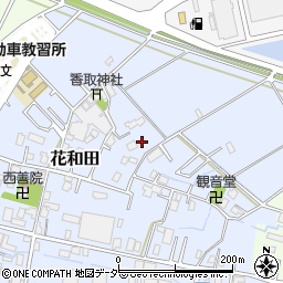 埼玉県三郷市花和田307周辺の地図
