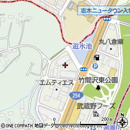 埼玉県入間郡三芳町竹間沢東7周辺の地図