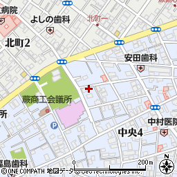 埼玉県蕨市中央4丁目15-12周辺の地図