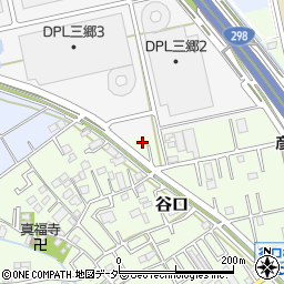 埼玉県三郷市谷口260周辺の地図