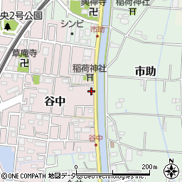 埼玉県三郷市谷中50周辺の地図