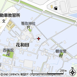 埼玉県三郷市花和田305周辺の地図