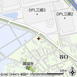 埼玉県三郷市谷口84周辺の地図