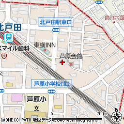美の総合サロンモア　北戸田店周辺の地図