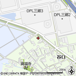 埼玉県三郷市谷口83周辺の地図