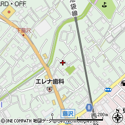埼玉県入間市下藤沢582周辺の地図