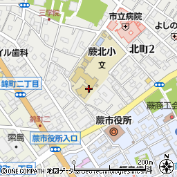 蕨市立北小学校周辺の地図