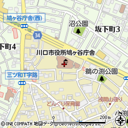 埼玉りそな銀行鳩ヶ谷庁舎 ＡＴＭ周辺の地図