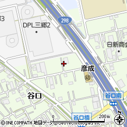 埼玉県三郷市谷口332周辺の地図