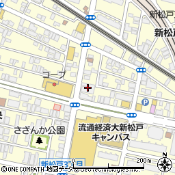 ライフケア新松戸周辺の地図