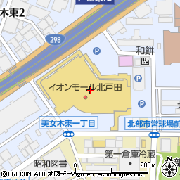 はなまるうどんイオンモール北戸田店周辺の地図