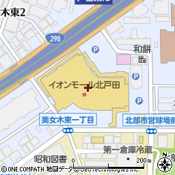 リンガーハットイオンモール北戸田店周辺の地図