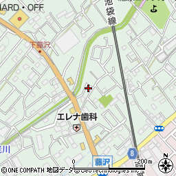 埼玉県入間市下藤沢628周辺の地図