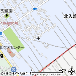 埼玉県狭山市北入曽1458-112周辺の地図