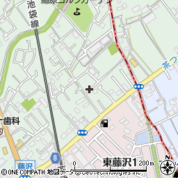 埼玉県入間市下藤沢556周辺の地図