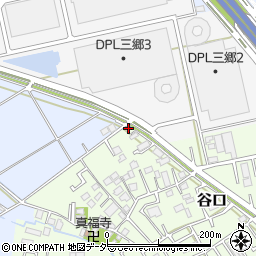 埼玉県三郷市谷口81周辺の地図