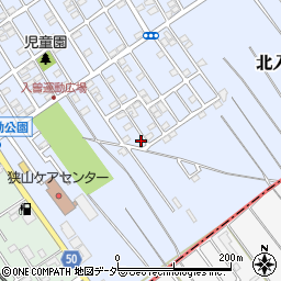 埼玉県狭山市北入曽1458-114周辺の地図